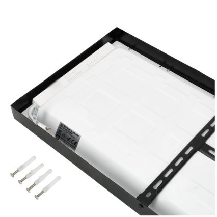 LED Panel natynkowy BRISBANE LED/36W/230V 4000K 29,5x119 cm czarny