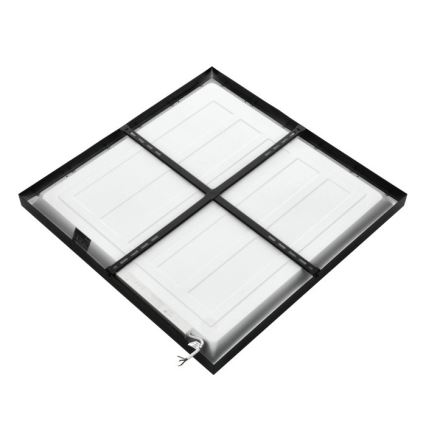 LED Panel natynkowy BRISBANE LED/36W/230V 4000K 59,5x59,5 cm czarny