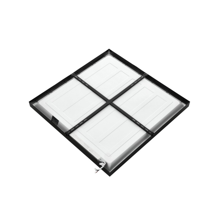 LED Panel natynkowy BRISBANE LED/36W/230V 4000K 59,5x59,5 cm czarny