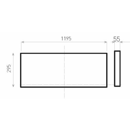 LED Panel natynkowy ILLY II UGR LED/46W/230V