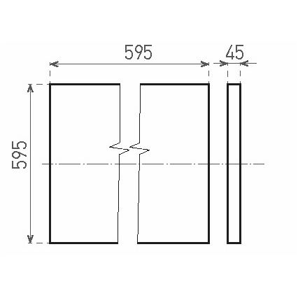LED Panel natynkowy ILLY LED/46W/230V