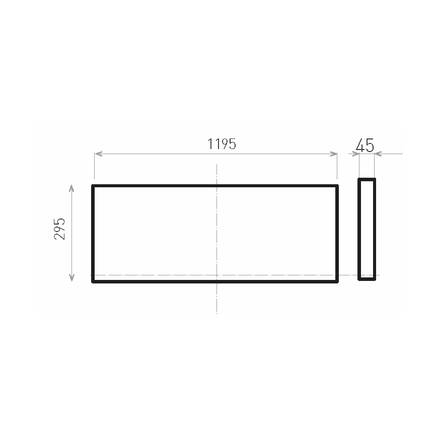 LED Panel natynkowy ILLY LED/46W/230V