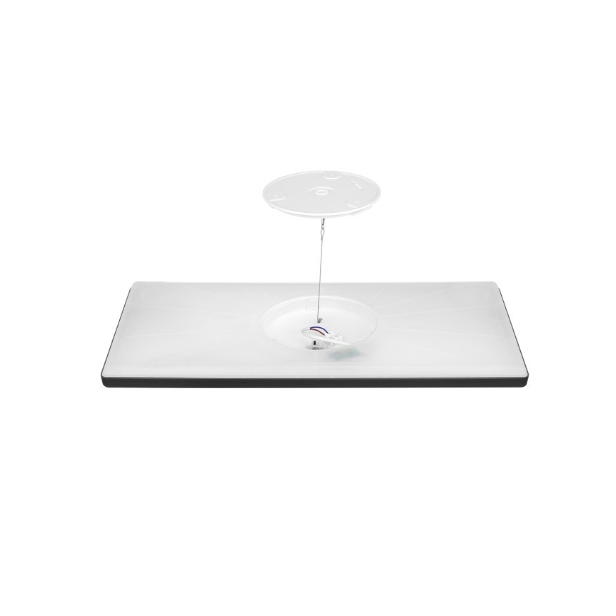 LED Panel natynkowy NIVERA LED/32W/230V IP54 3000/4000/6000K 29,5x59,5 cm czarny