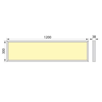 LED Panel natynkowy OREGA LED/40W/230V 4000K IP40