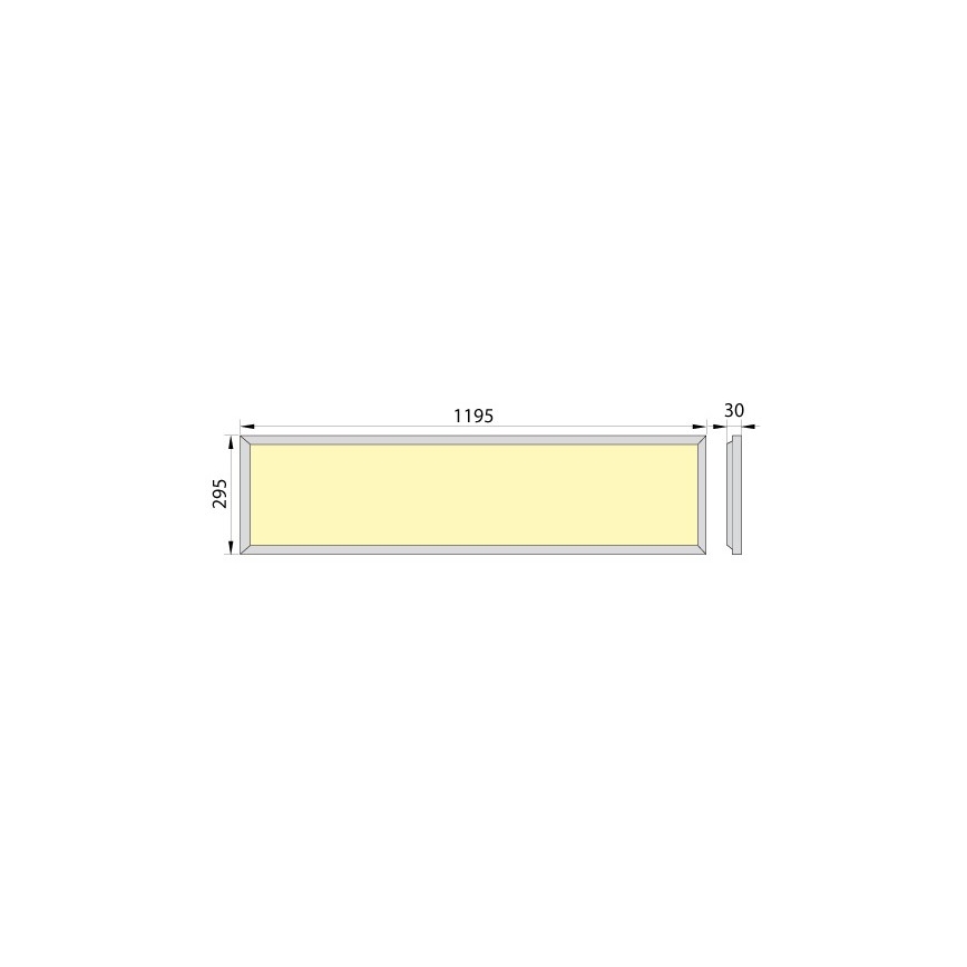 LED Panel wpuszczany OREGA PLUS 120 LED/40W/230V 4000K IP40