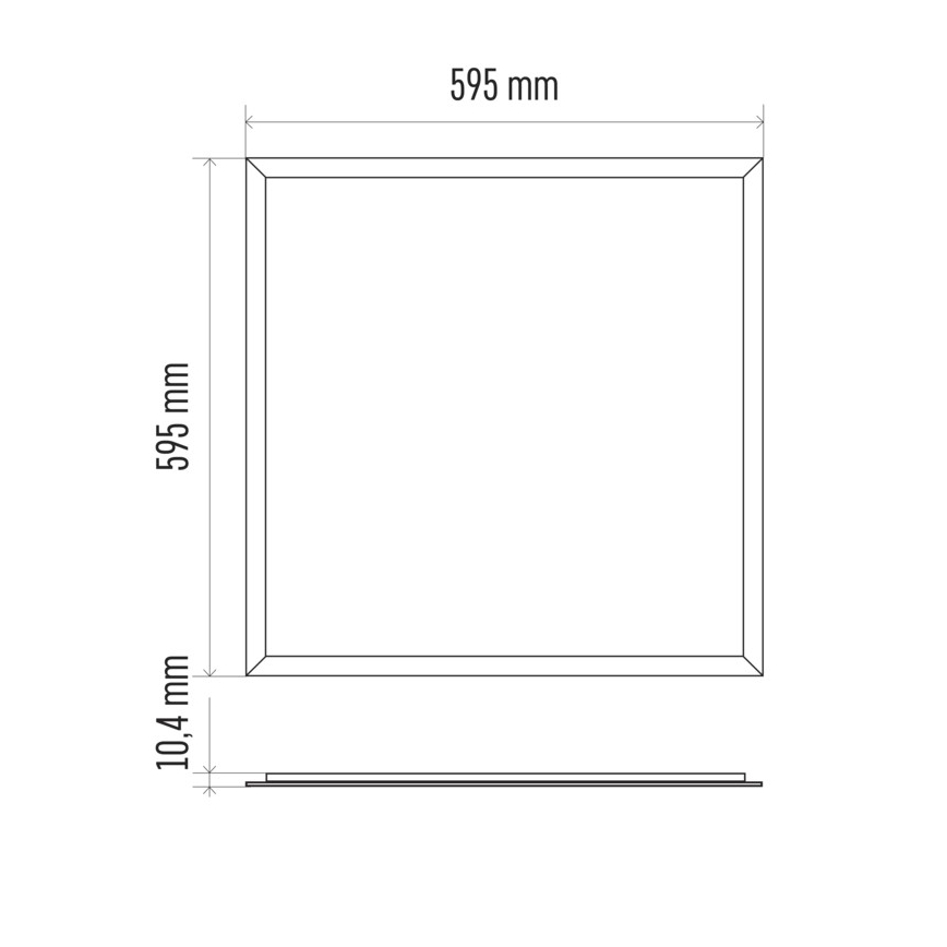 LED Łazienkowy panel sufitowy PROFI PLUS LED/40W/230V IP44