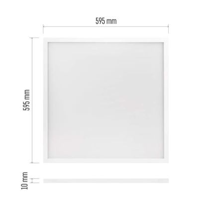 LED Panel wpuszczany PROXO LED/33W/230V 4000K 60x60 cm biały