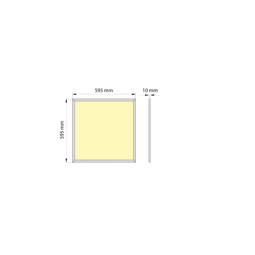 Oprawa wpuszczana LED Panel XELENT 60 LED/50W