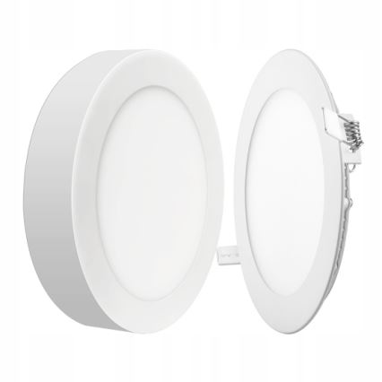 LED Plafon 2w1 LED/18W/230V 4500K śr. 22,6 cm biały