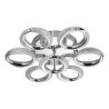 LED Plafon 7xLED/14W/230V 3000-5000K śr. 50 cm chrom błyszczący