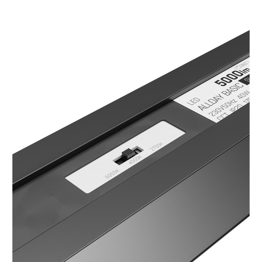 LED Plafon ALLDAY BASIC LED/40W/230V 2700/4000/6000K czarny