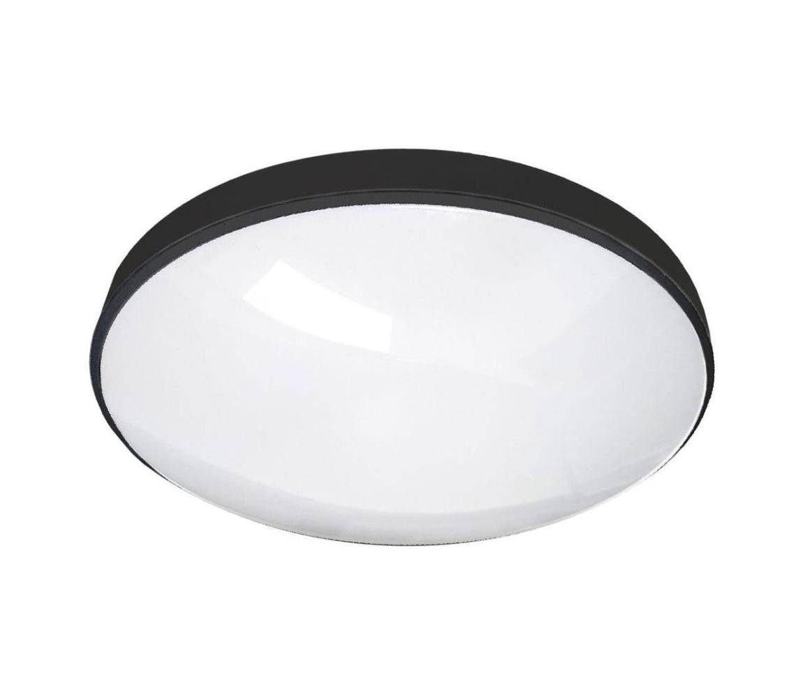 LED Plafon łazienkowy CIRCLE LED/12W/230V 4000K śr. 25 cm IP44 czarny