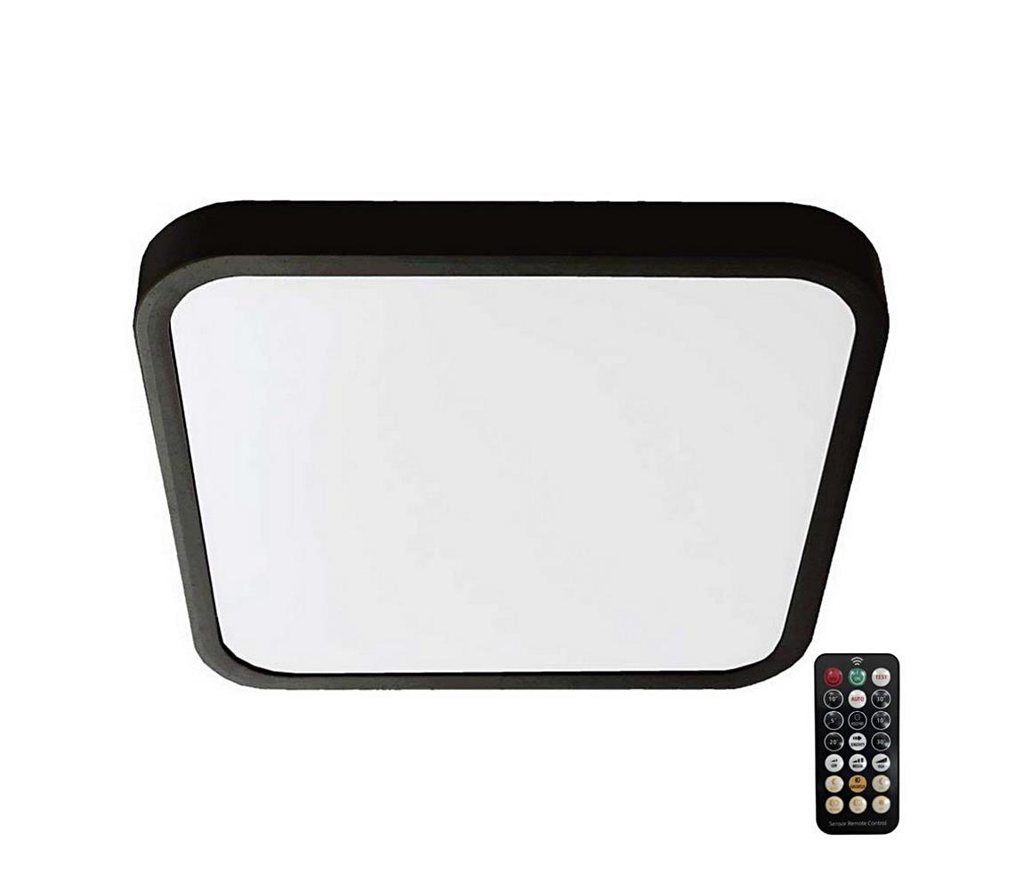 LED Plafon łazienkowy z czujnikiem LED/18W/230V IP44 4000K 29x29 cm +pilot