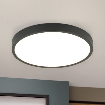 LED Plafon BULLY LED/24W/230V śr. 24 cm czarny