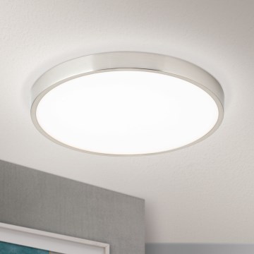 LED Plafon BULLY LED/28W/230V śr. 28 cm matowy chrom