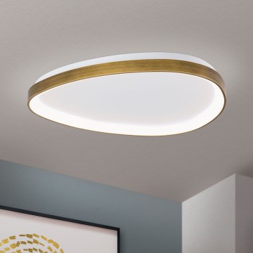 LED Plafon CHARLIE LED/48W/230V śr. 65 cm złoty