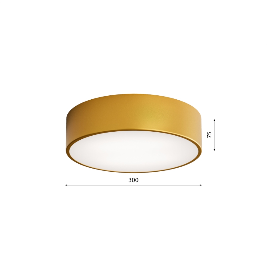 LED Plafon CLEO LED/24W/230V 3000K śr. 30 cm złoty