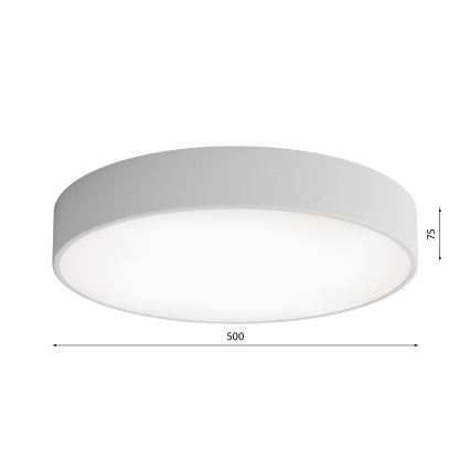 LED Plafon CLEO LED/69W/230V 3000K śr. 50 cm szary