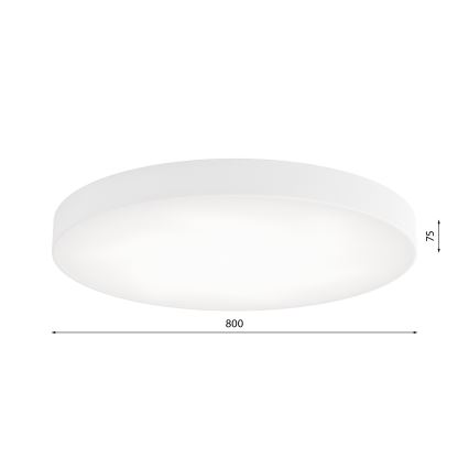 LED Plafon CLEO LED/96W/230V 3000K śr. 80 cm biały