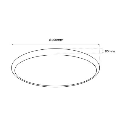 LED Plafon dziecięcy MOONCAT LED/34W/230V różowy