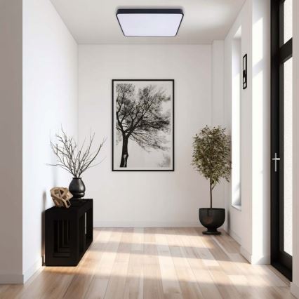 LED Plafon FELIZ LED/40W/230V 4000K 40x40 cm czarne