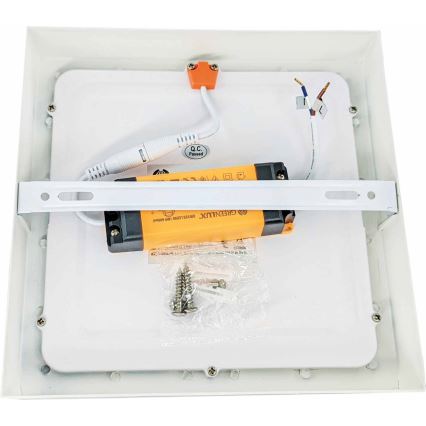 LED Plafon FENIX LED/12W/230V 3800K 17 cm śnieg biały