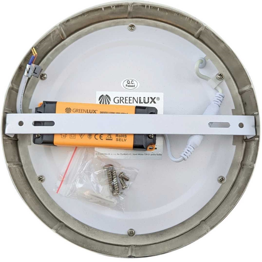 LED Plafon FENIX LED/18W/230V 3800K śr. 22,5 cm