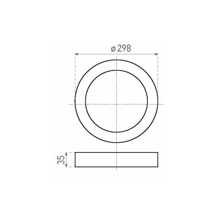 LED Plafon FENIX LED/24W/230V 2800K śr. 29,8 cm