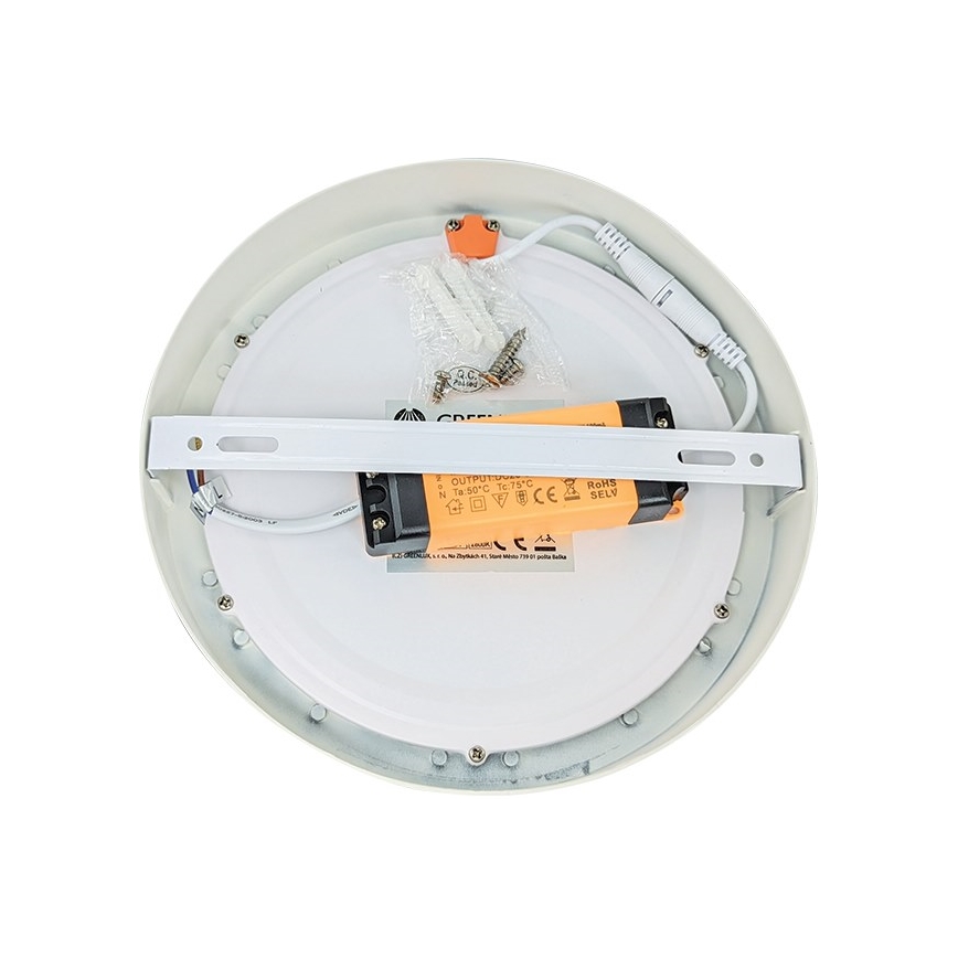 LED Plafon FENIX LED/24W/230V 3800K śr. 29,8 cm śnieg biały