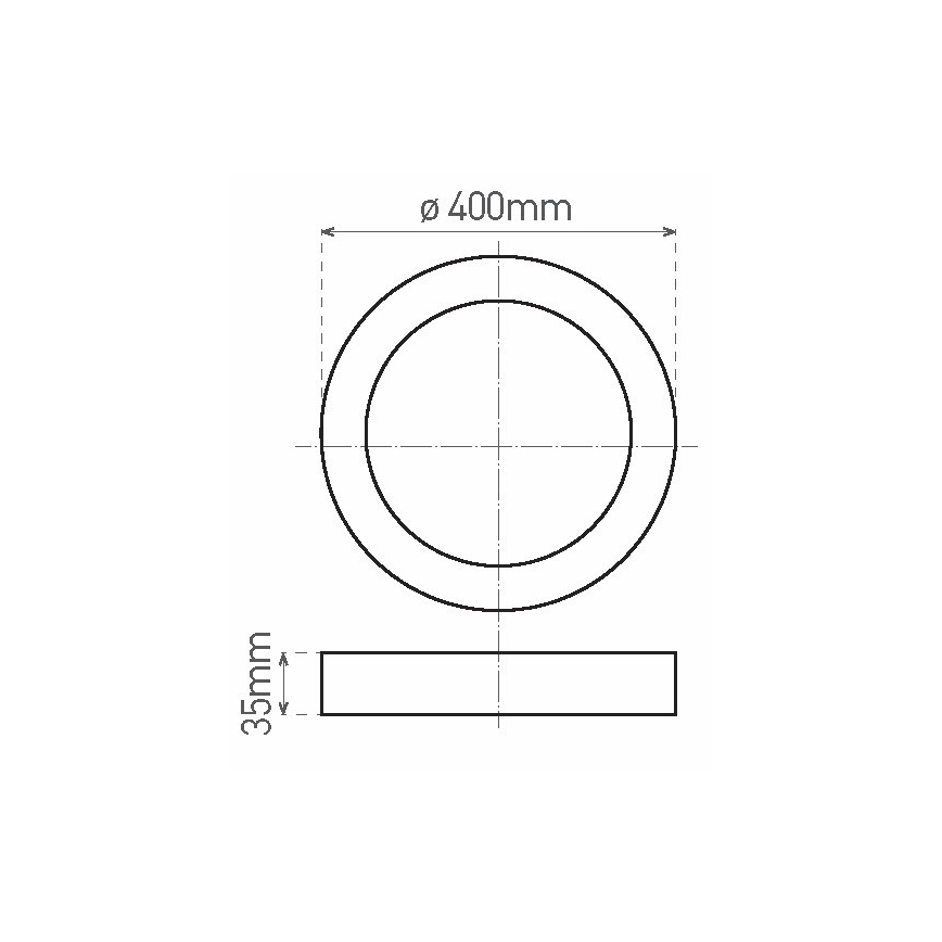 LED Plafon FENIX LED/32W/230V 3800K