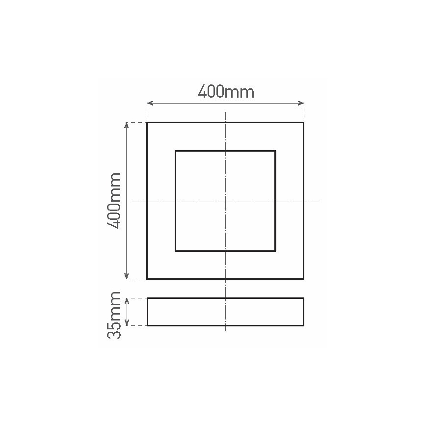 LED Plafon FENIX LED/32W/230V 3800K