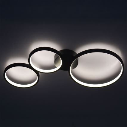 LED Plafon FLAMENCO LED/33W/230V 4000K czarny