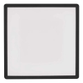 LED Plafon FLORI LED/18W/230V 4000K czarny 29x29 cm