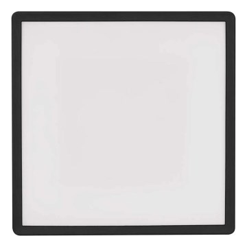 LED Plafon FLORI LED/18W/230V 4000K czarny 29x29 cm