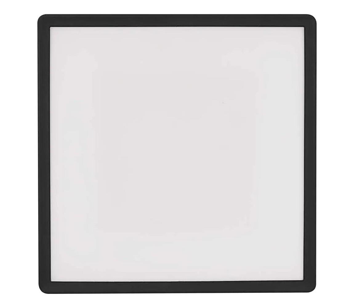 LED Plafon FLORI LED/18W/230V 4000K czarny 29x29 cm