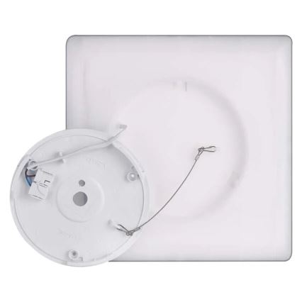 LED Plafon FLORI LED/18W/230V 4000K czarny 29x29 cm
