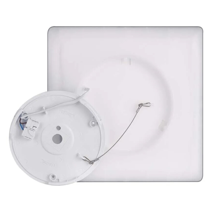 LED Plafon FLORI LED/18W/230V 4000K czarny 29x29 cm