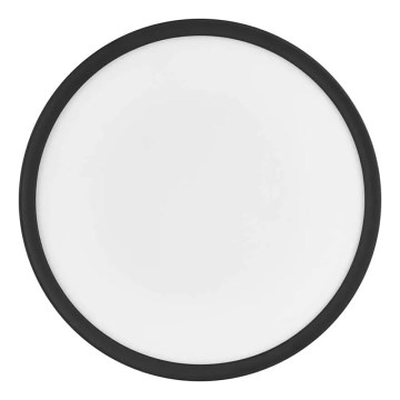 LED Plafon FLORI LED/18W/230V 4000K czarny śr. 29 cm