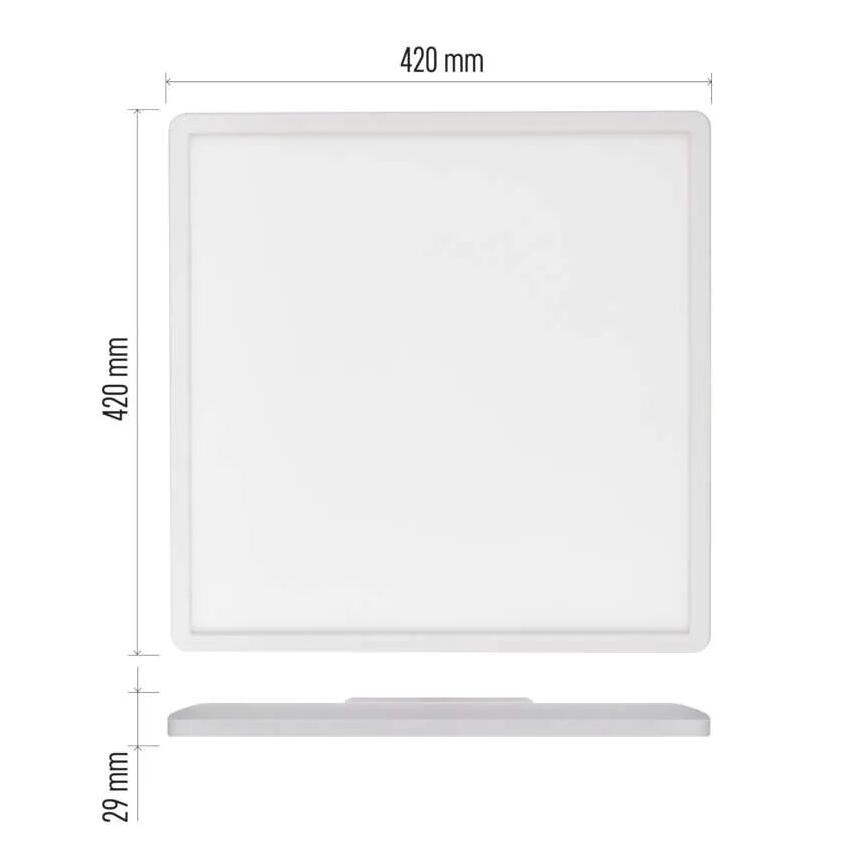 LED Plafon FLORI LED/22W/230V 4000K biały 42x42 cm