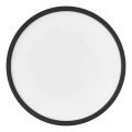 LED Plafon FLORI LED/22W/230V 4000K czarny śr. 42 cm