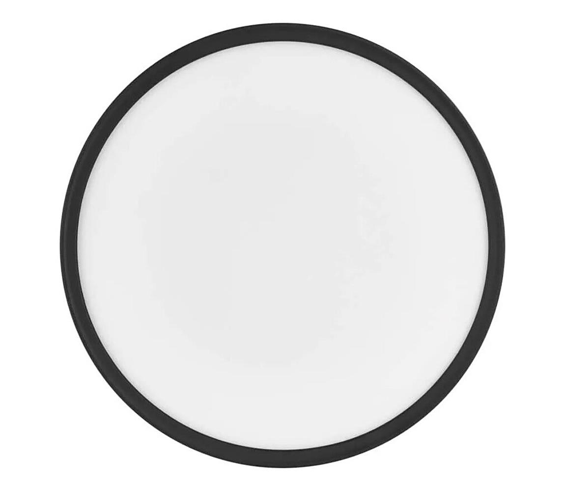 LED Plafon FLORI LED/22W/230V 4000K czarny śr. 42 cm