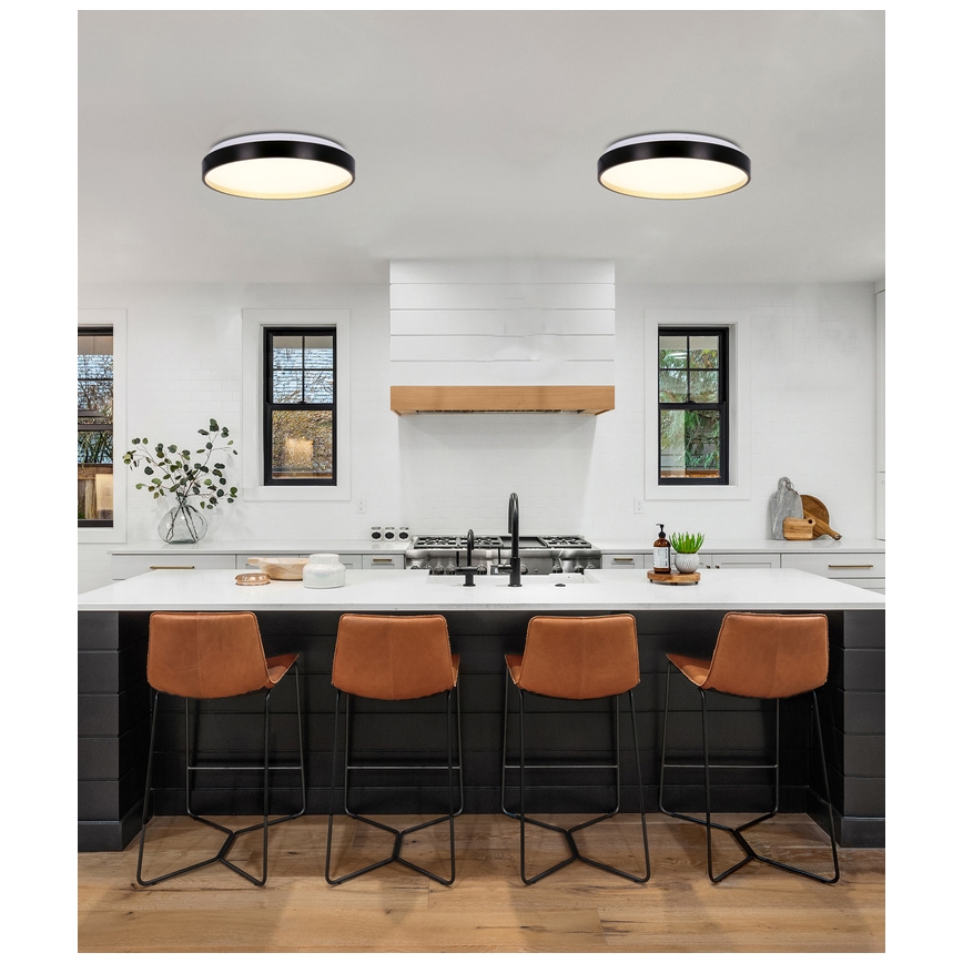LED Plafon FLORIDA LED/18W/230V czarne