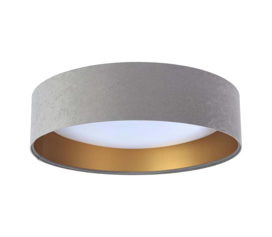 LED Plafon GALAXY 1xLED/24W/230V szary/złoty