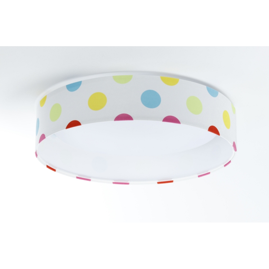 LED Plafon GALAXY KIDS LED/24W/230V kropki kolorowa