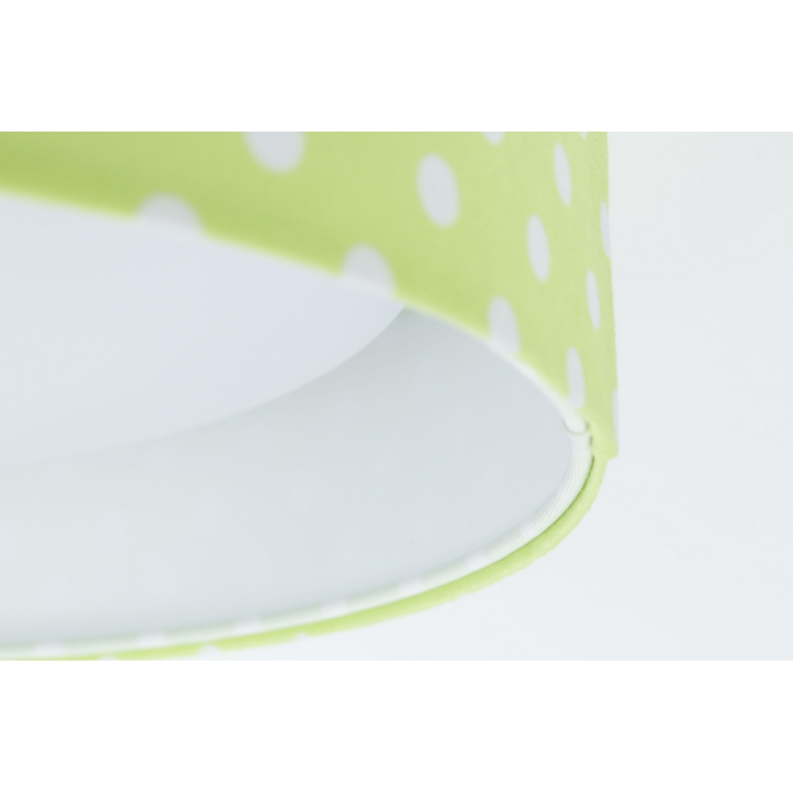 LED Plafon GALAXY KIDS LED/24W/230V kropki zielony/białe