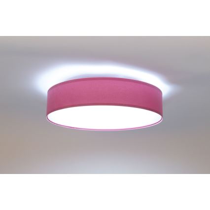 LED Plafon GALAXY LED/24W/230V różowe/srebrne