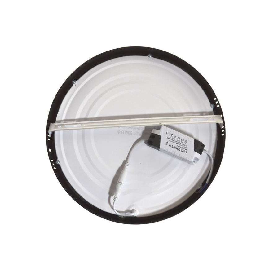 LED Plafon GERRIT LED/24W/230V 4000K czarny