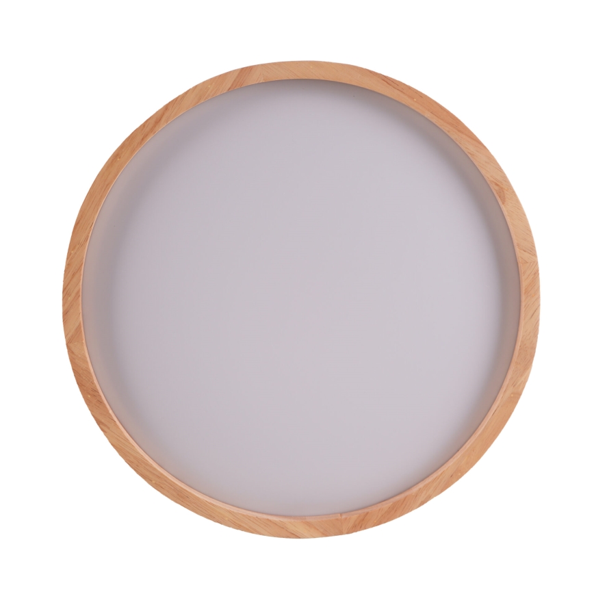 LED Plafon JANUSZ LED/12W/230V śr. 27 cm IP44 dąb