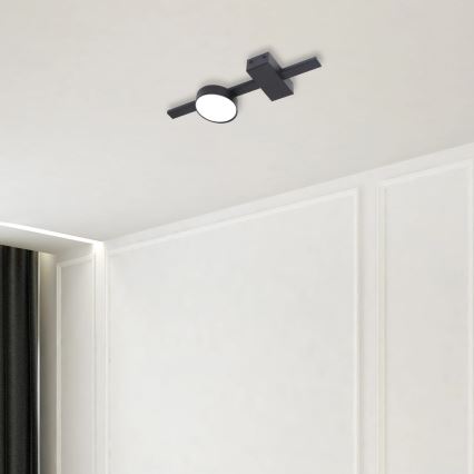 LED Plafon JOY 1xGX53/6W/230V czarny