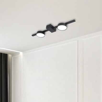 LED Plafon JOY 2xGX53/6W/230V czarny